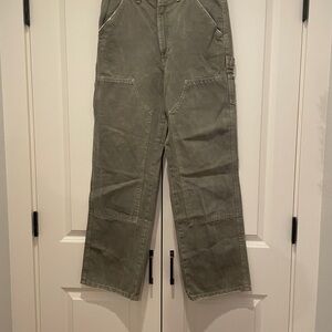 BDG Women’s Olive Workwear Carpenter Pants